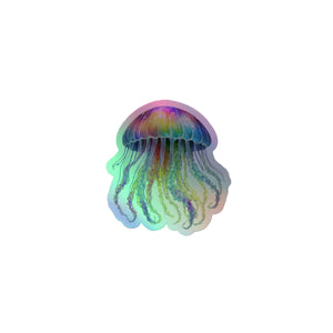 Jellyfish Holographic stickers