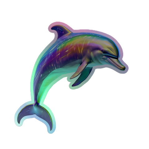 Dolphin Holographic stickers