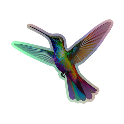 Hummingbird Holographic stickers