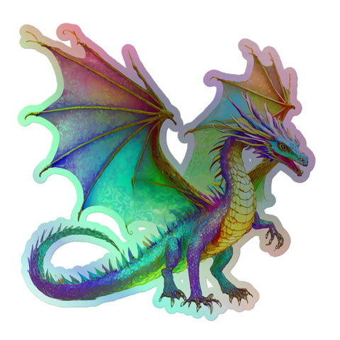 Dragon Holographic stickers