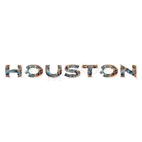 Houston CityRep Bubble-free stickers