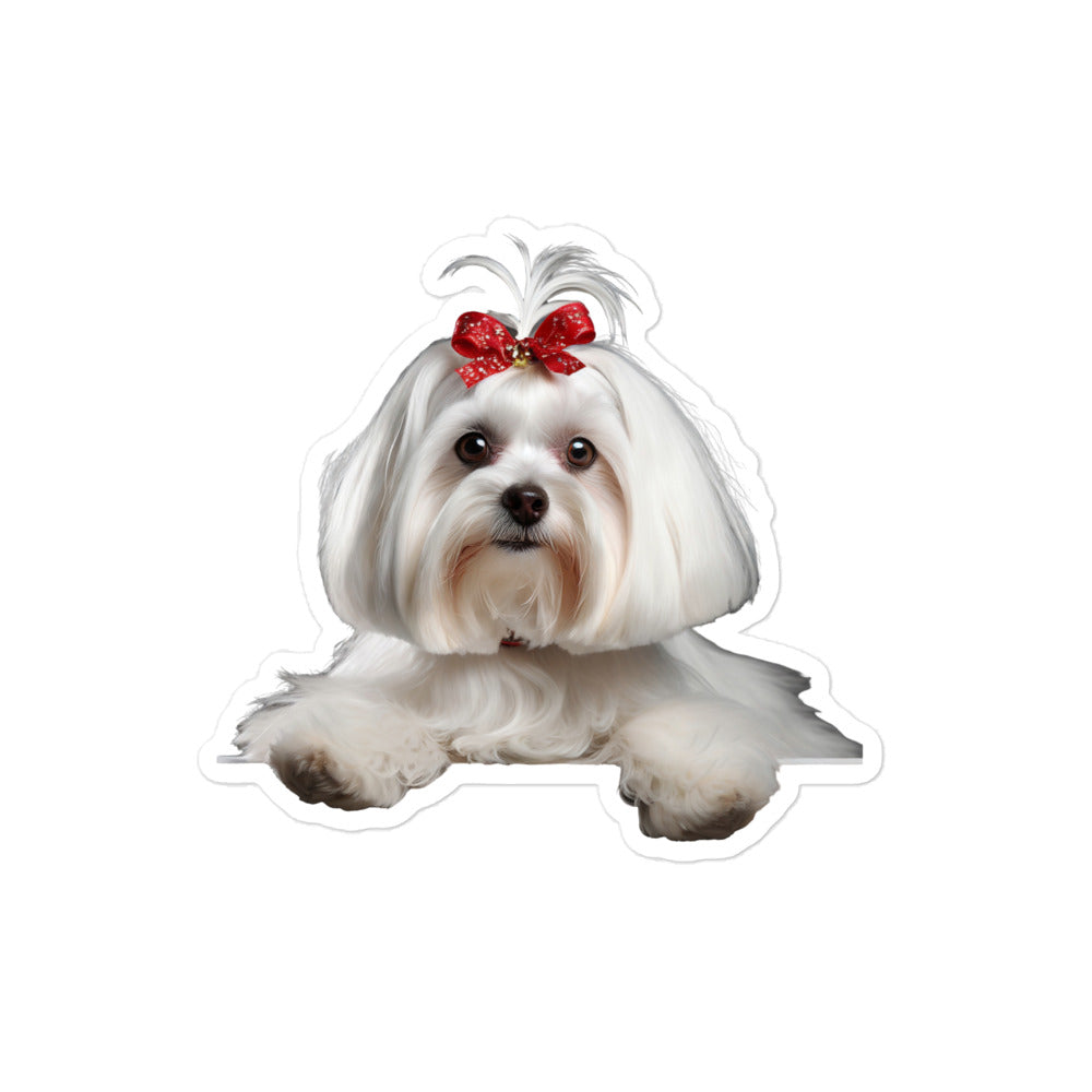 Maltese Dog Clipart unbeatable Stickers Decal