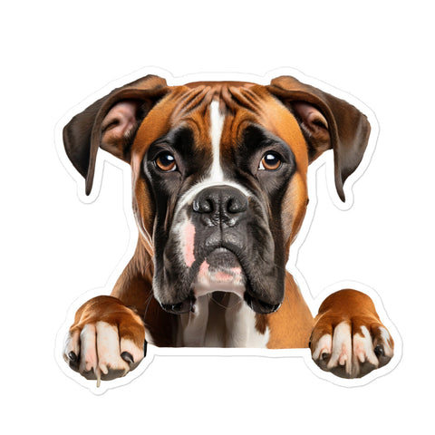 Petpaws Boxer dog Bubble-free stickers
