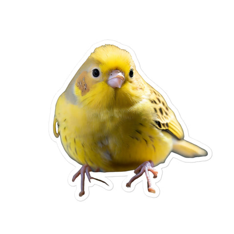 Petpaws Canary bird Bubble-free stickers