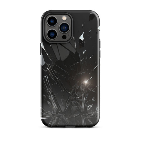 Black Glass Tough Case for iPhone®